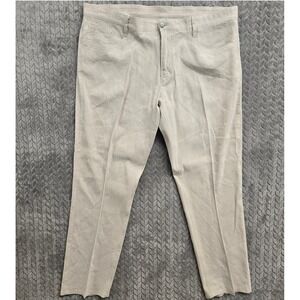 Cubavera Mens Beige‎ Linen Blend Dress Pants Casual Trousers Size 38*x30 READ